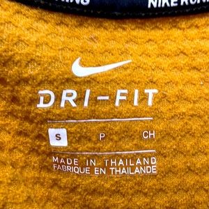 Women’s small Nike neon pink and camel color block sweatshirt